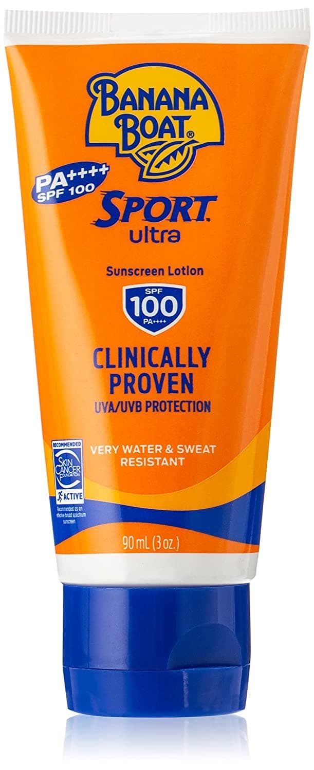 Sunscreen Lotion Combination Skin Uva & Uvb Protection Pa++++ Very Water And Sweat Resistant (Sport Ultra spf 100 pa+++, 90ml)
