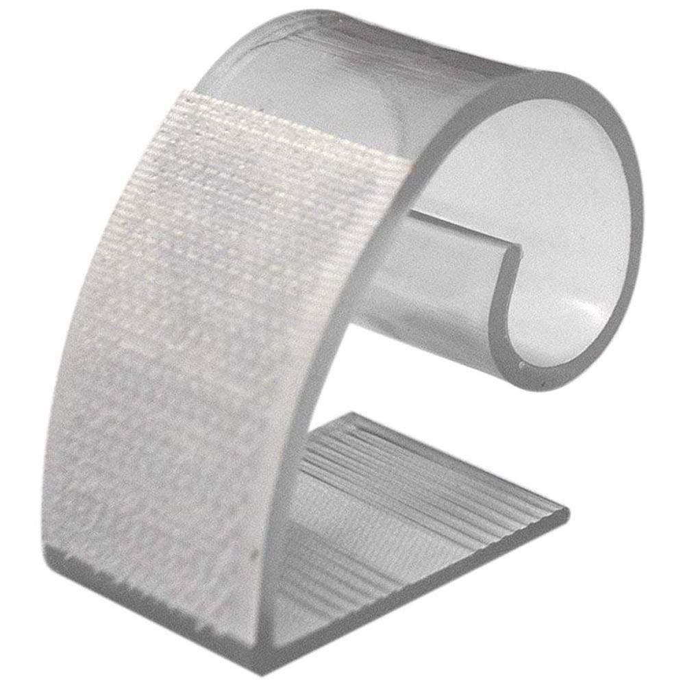 Table Skirting Clips Tablecloth Clips for Table Edge 3/4 Inch-1 Inch,20pcs Plastic Elastic Table Skirt Fixed Clip Clamp with Hook & Loop Fasteners (Table Edge 3/4Inch-1Inch)