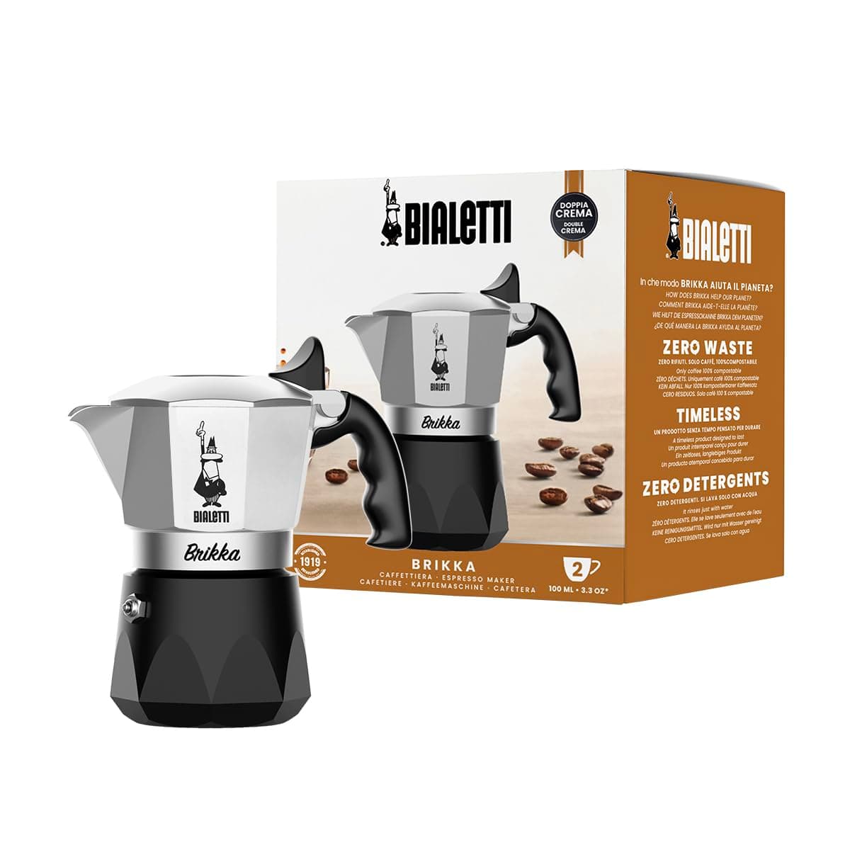 Brikka Espresso Maker 2 Cups (New Code)