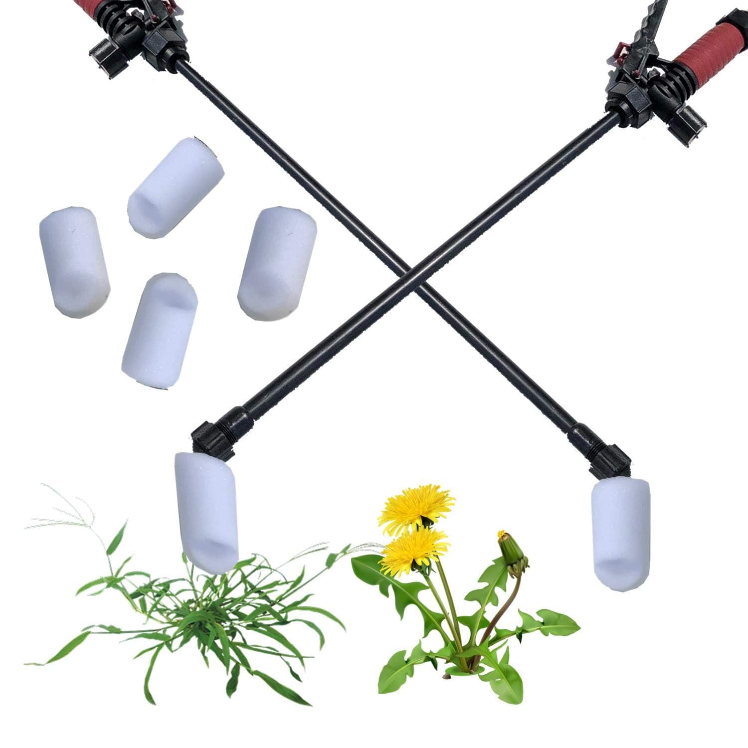 Keyfit Tools AccuTip Dauber (4 Pack) Fits On Pump Up Sprayer Tip No Drift No Overspray Accurately Wipe Drip Dab Drag