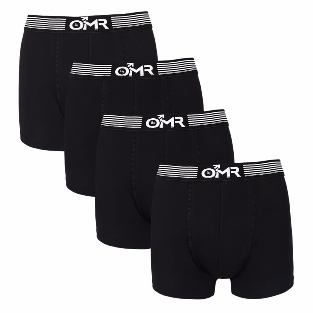 LAETAN Men's Underwear Boxer Briefs Cotton Short-Leg Mens Boxer Briefs Underwear Men Pack S M L XL