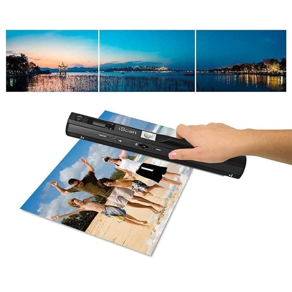 Microware iScan Magic Wand Portable Document Scanner 900DPI JPG/PDF Format