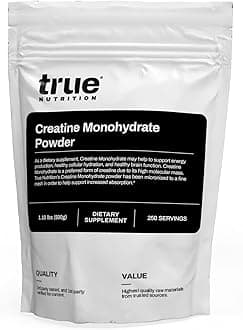 Creatine Monohydrate Powder - Micronized Creatine Powder - Promotes Lean Muscle Growth, Muscular Strength, and Workout Intensity - Pre Workout and Post Workout Supplement - 500g