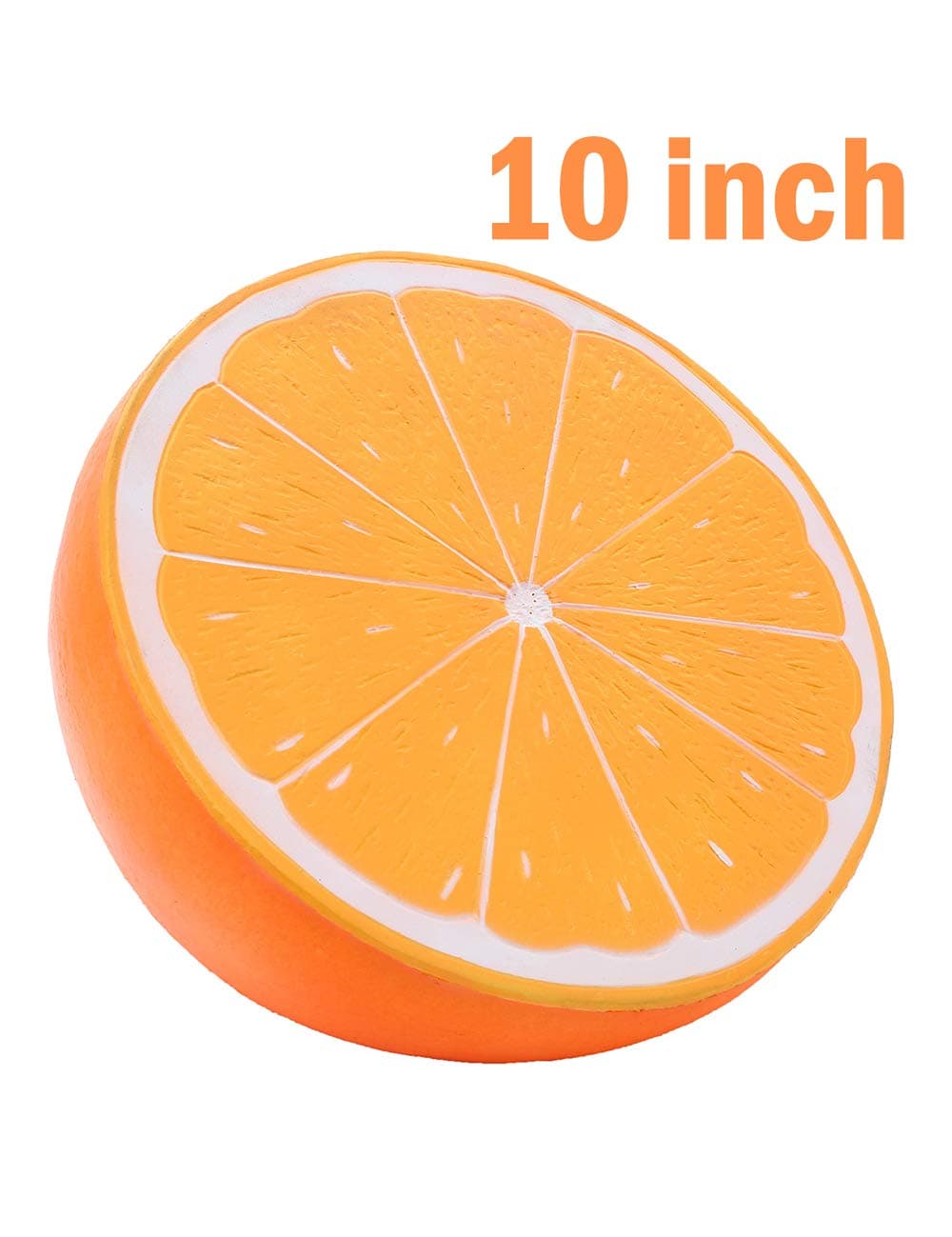 10 inch Giant Orange Squishy, Fruit Slow Rising Squeeze Toys, Gift for Boys and Girls