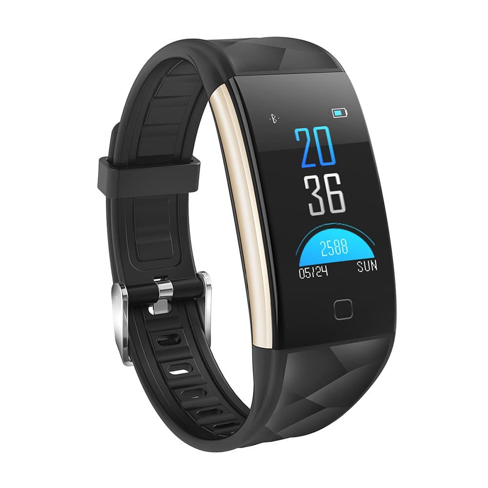 Fitness Tracker, KASSADIN Wristband Heart Rate Monitor Smart Bracelet Activity Band Sport Pedometer with Color screen, Waterproof, Blood Pressure Blood Oxygen Monitor, Control Camera, Sleep Monitor