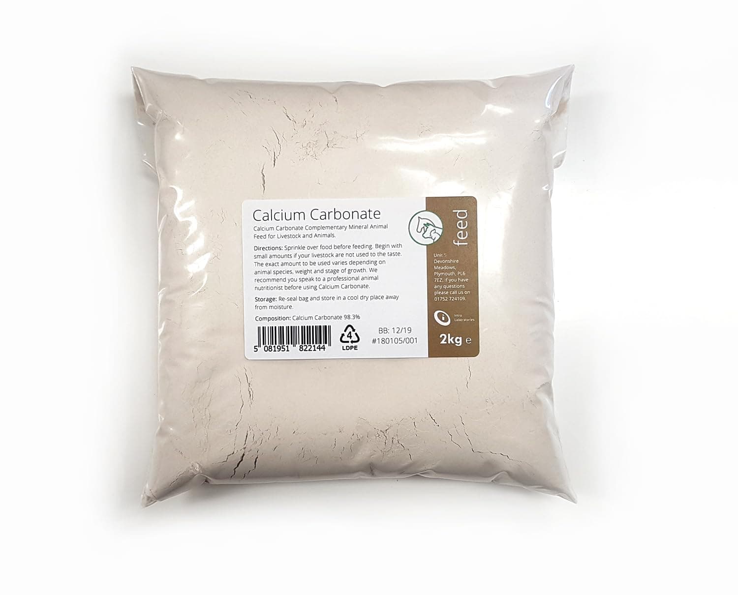 Calcium Carbonate - Ultra Fine Chalk Powder 2kg