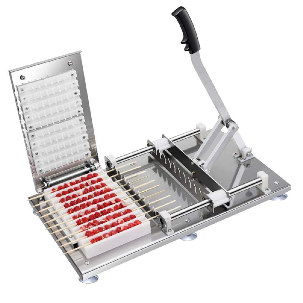 ANJUYA Making Manual Meat Skewers Doner Kebab 10 Strings Machine Meat Skewer