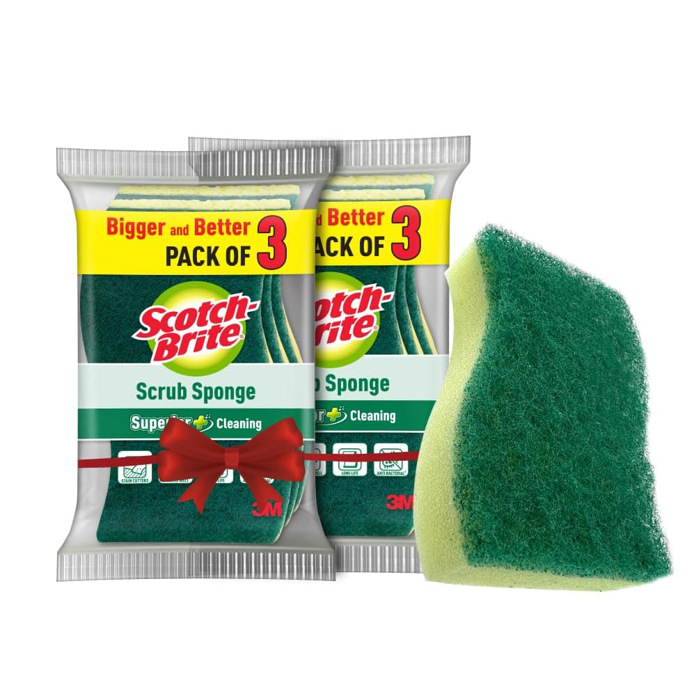 Scotch-Brite Scrub Sponge - Pack of 6
