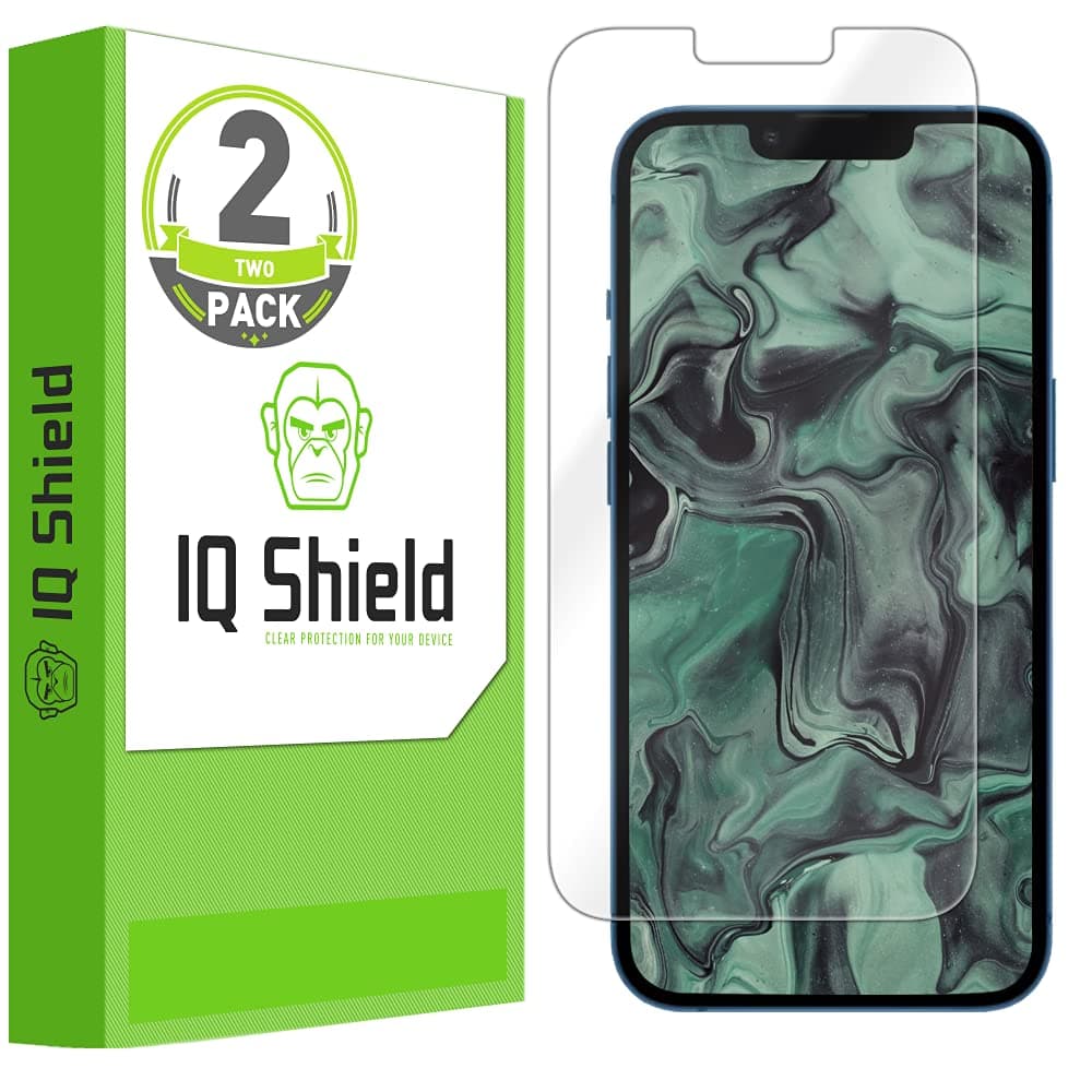 IQ Shield Screen Protector Compatible with Apple iPhone 13 (6.1inch, 2-Pack) Anti-Bubble Clear Film