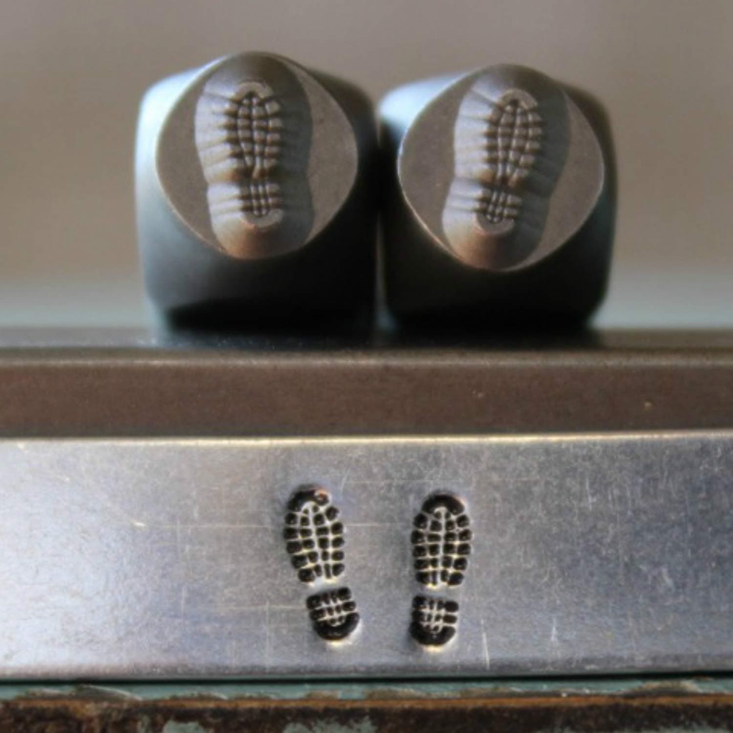 6mm Combat Boots Metal Punch Design 2 Stamp Set - Supply Guy - CH-300301