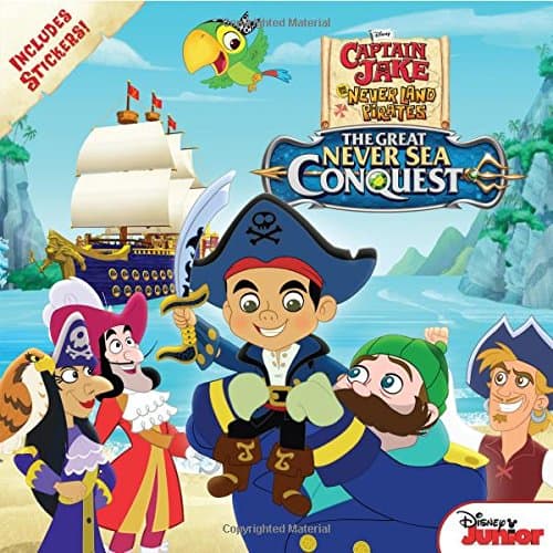 Captain Jake and the Never Land Pirates The Great Never Sea Conquest Paperback – Sticker Book, July 14, 2015