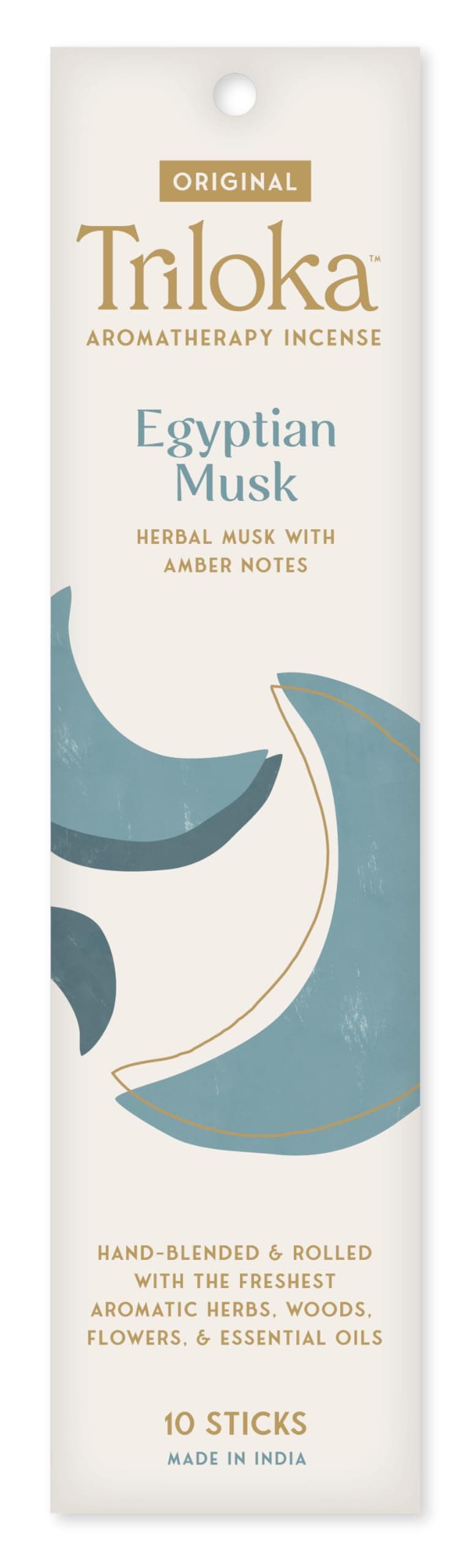Triloka Original Incense, Egyptian Musk, 10 Sticks