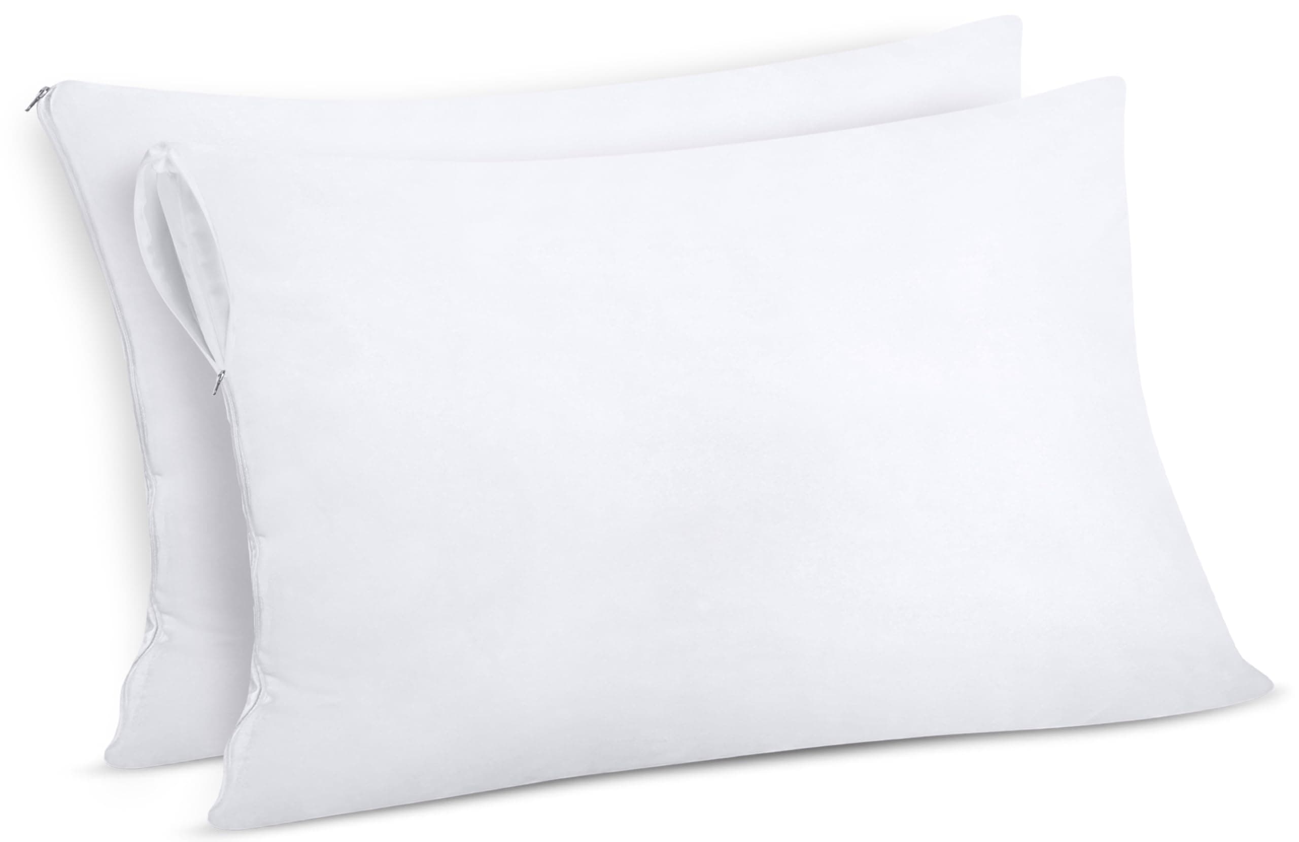 Utopia Bedding Waterproof Zippered Pillow Protectors (Size - 40 x 60 cm) - Pack of 2 - Anti Bed Bug and Dust Mite Proof Pillow Encasement