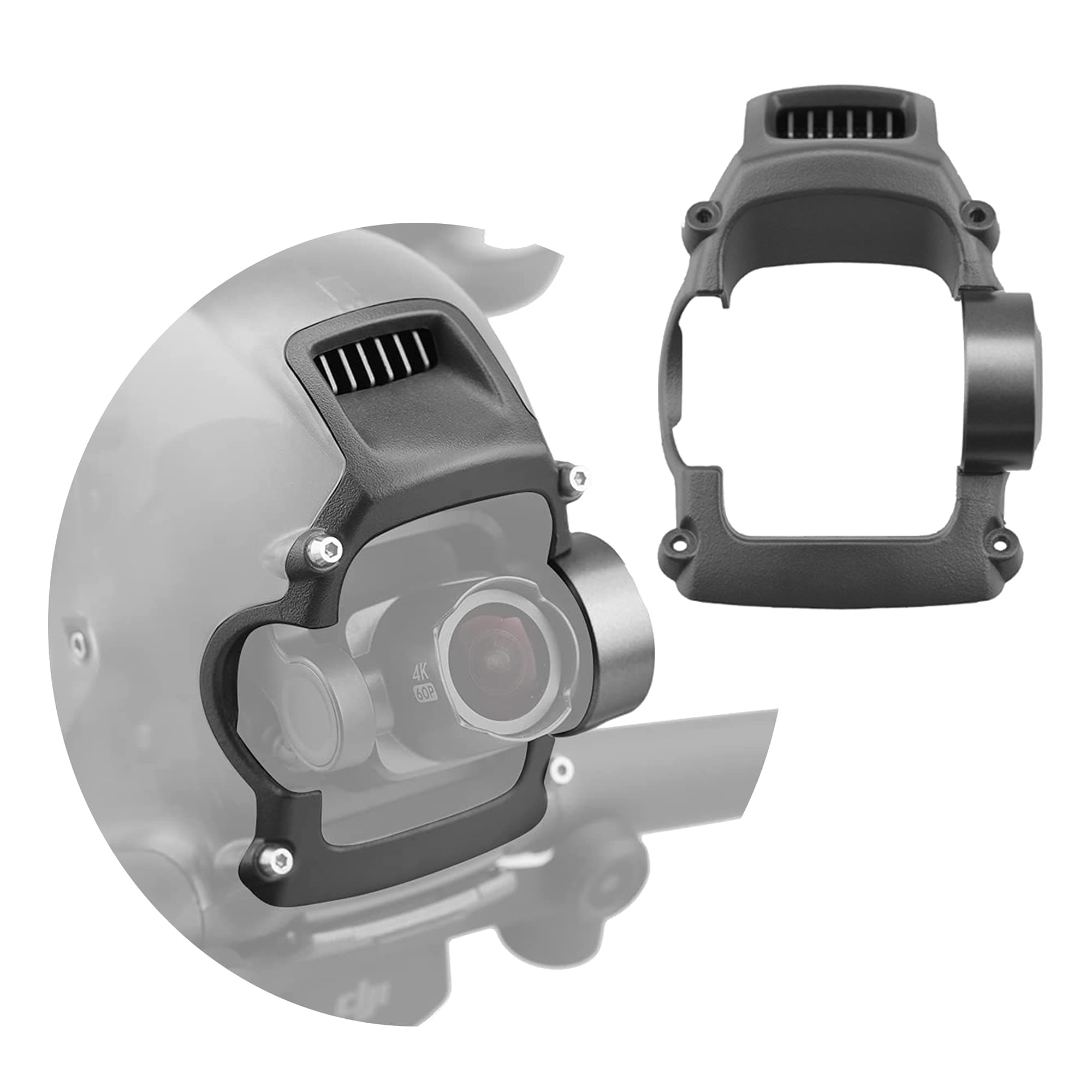 Original FPV Combo Drone Body Cover Repair Spare Parts Completely Compatible with DJI FPV Combo Drone Accessory (Original Gimbal Camera Protective Frame Shell)