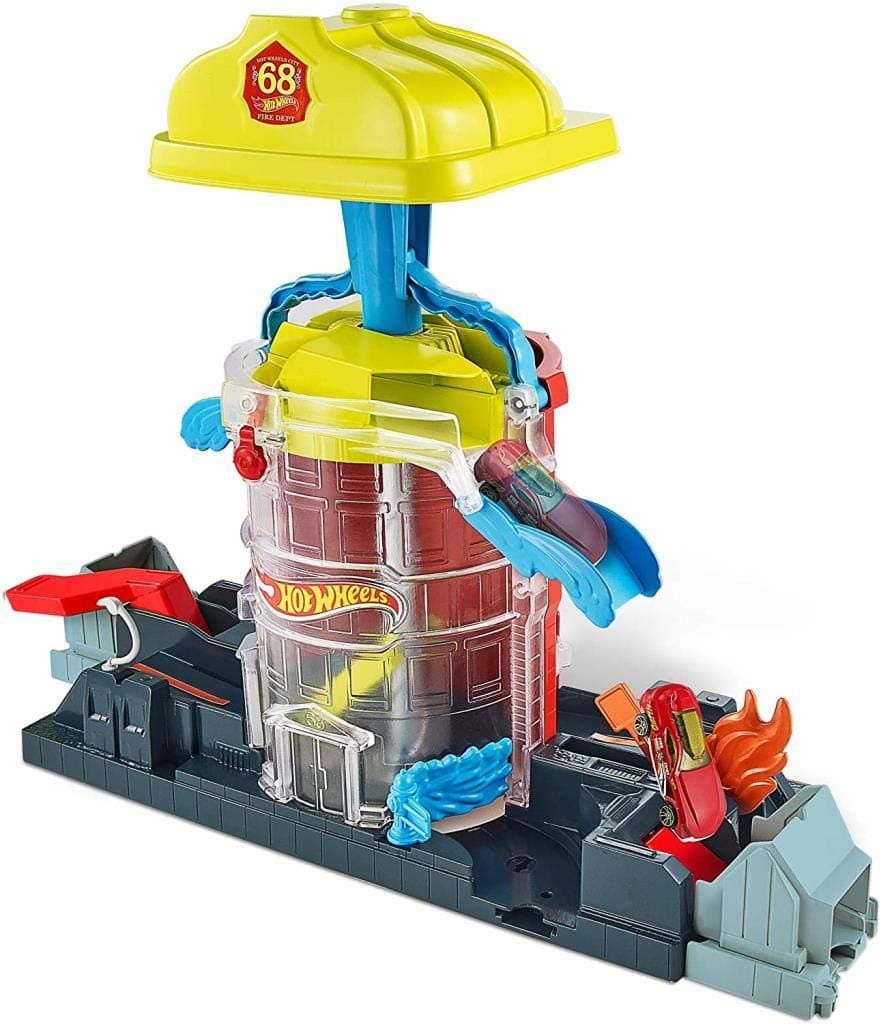 Hot Wheels GJL06 Super Fire House Rescue Play Set