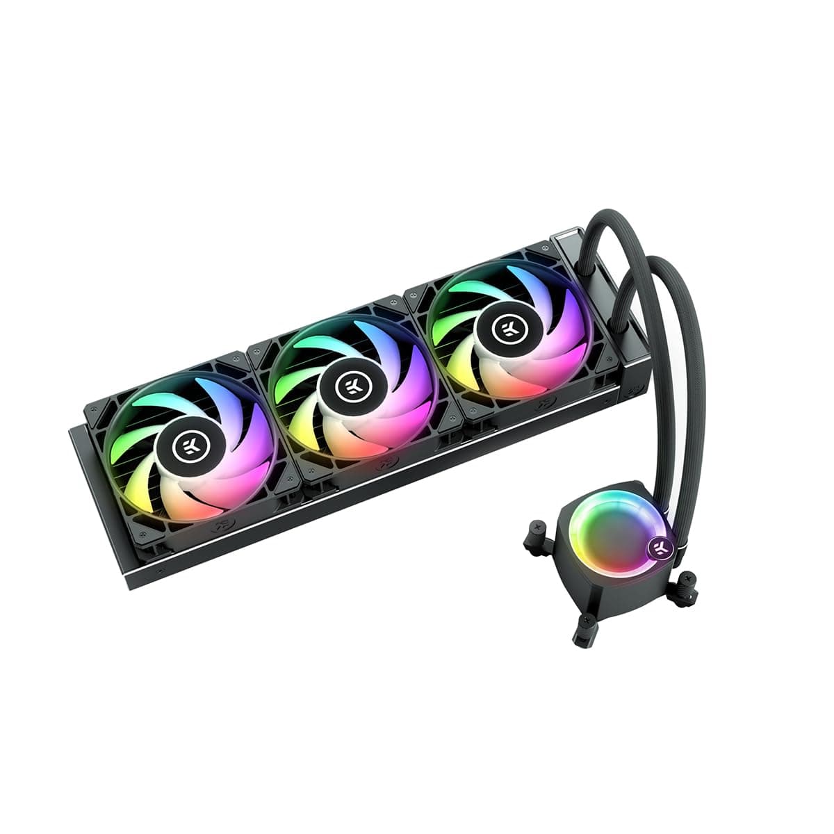 EK Water Blocks EK-Nucleus AIO CR360 Lux D-RGB, 2.5x12x28cm, Desktop Cooler, AIO Cooler
