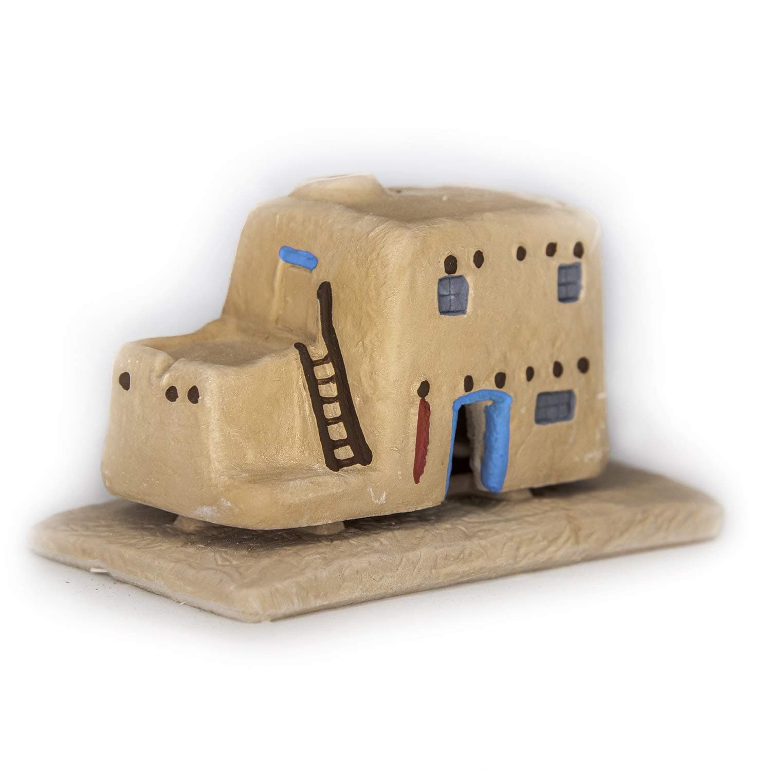 Casa (Adobe House) Burner With Pinon Natural Wood Incense - Incienso De Santa Fe