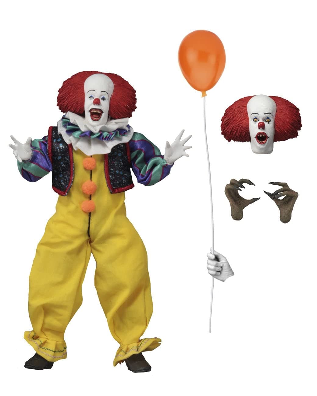 Stephen Kings It 7" Clothed Action Figure Pennywise 1990