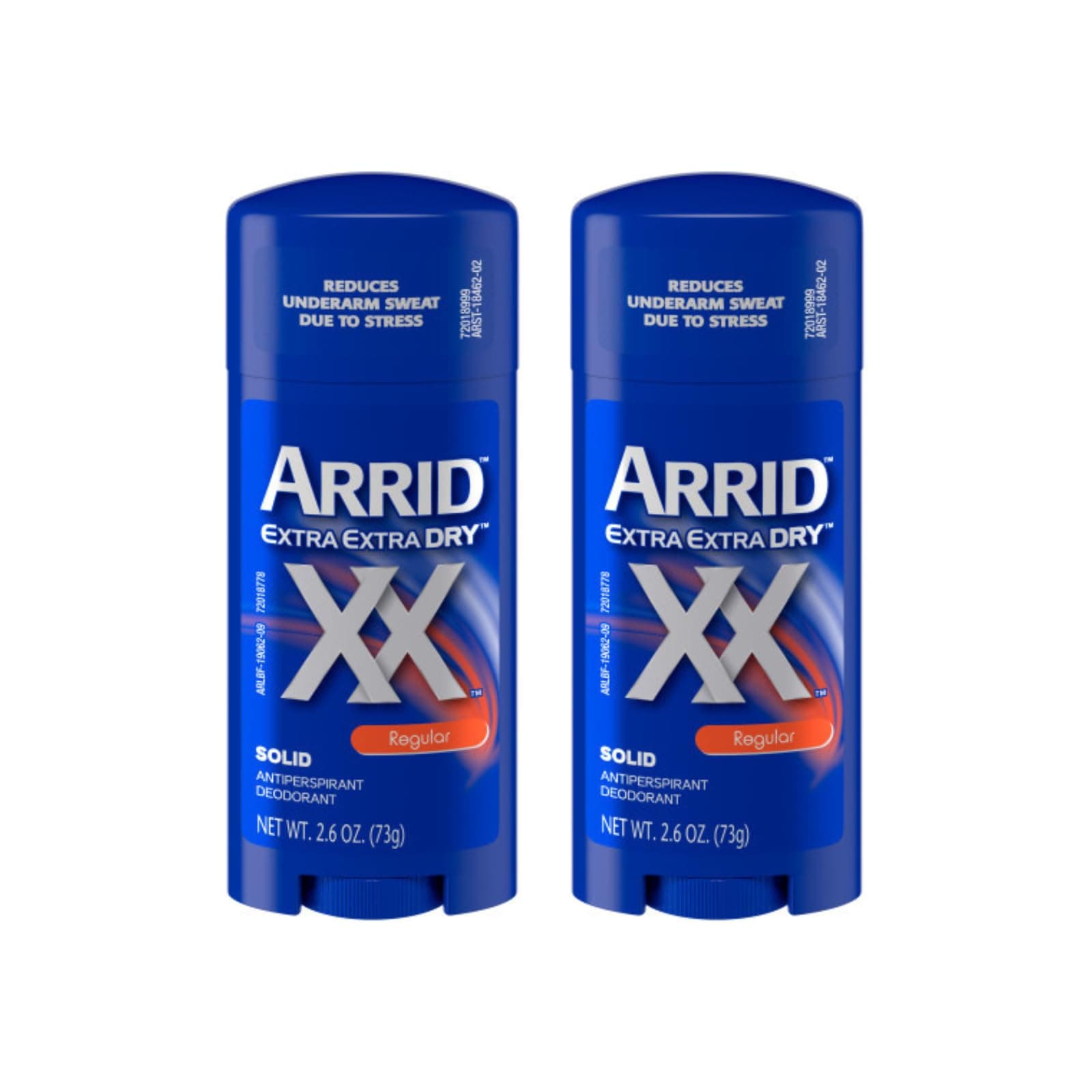 Arrid XX Solid Antiperspirant & Deodorant, Regular - 2.7 oz - 2 pk