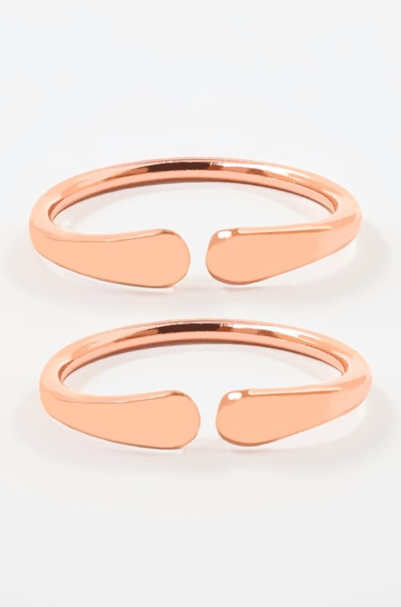 copper toe thumb ring for men and women pure original