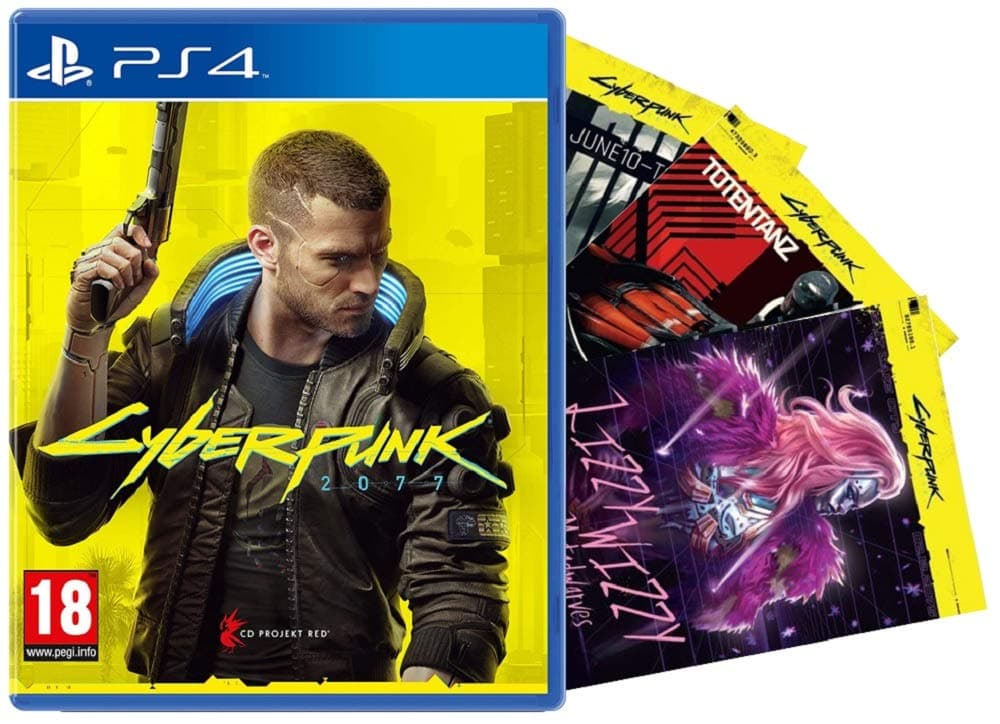 Cyberpunk 2077 + 3 Night City Postcards (PS4) (exclusive to Amazon.co.uk)