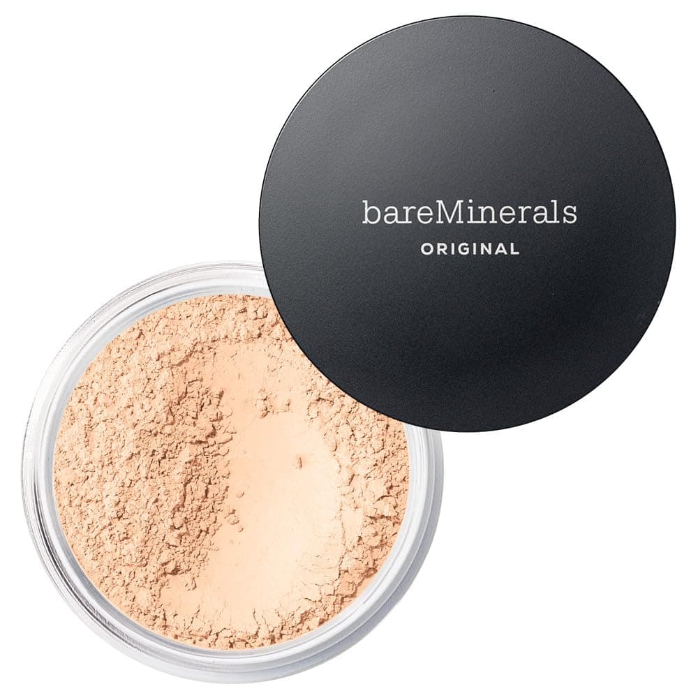 bareMinerals Original Loose Powder Foundation SPF 15, Clean Mineral Powder Face Makeup, Sheer-to-Full Coverage, Talc-Free, Non-Comedogenic, Vegan, Cruelty-Free & Dermatologist-Tested