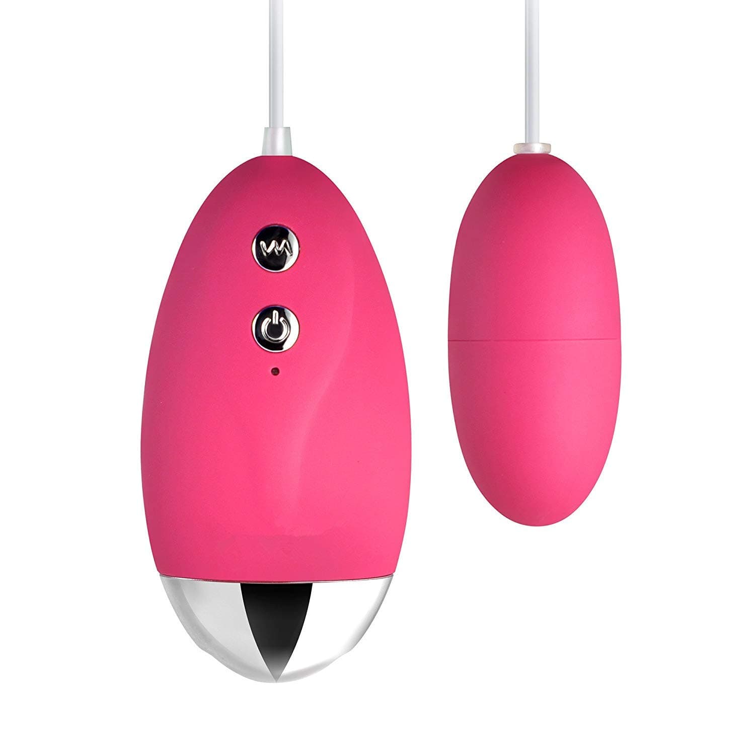 Love Egg Bullet Silicon Wired Control 20 Frequency Vibration for Women and Couples S5 (Rose)