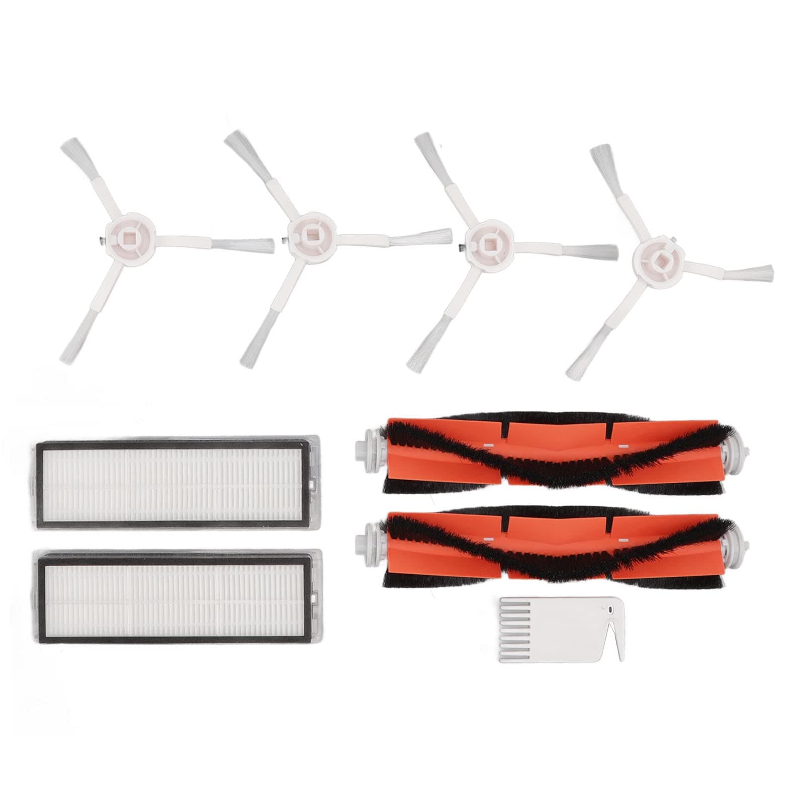 Sweeper Side Brush, Removable Replacement Parts, Dust Reducing Capturing Fine Particles Eco Friendly Durable Main Brush for Mijia 1C, F9, Xiaomi 1T