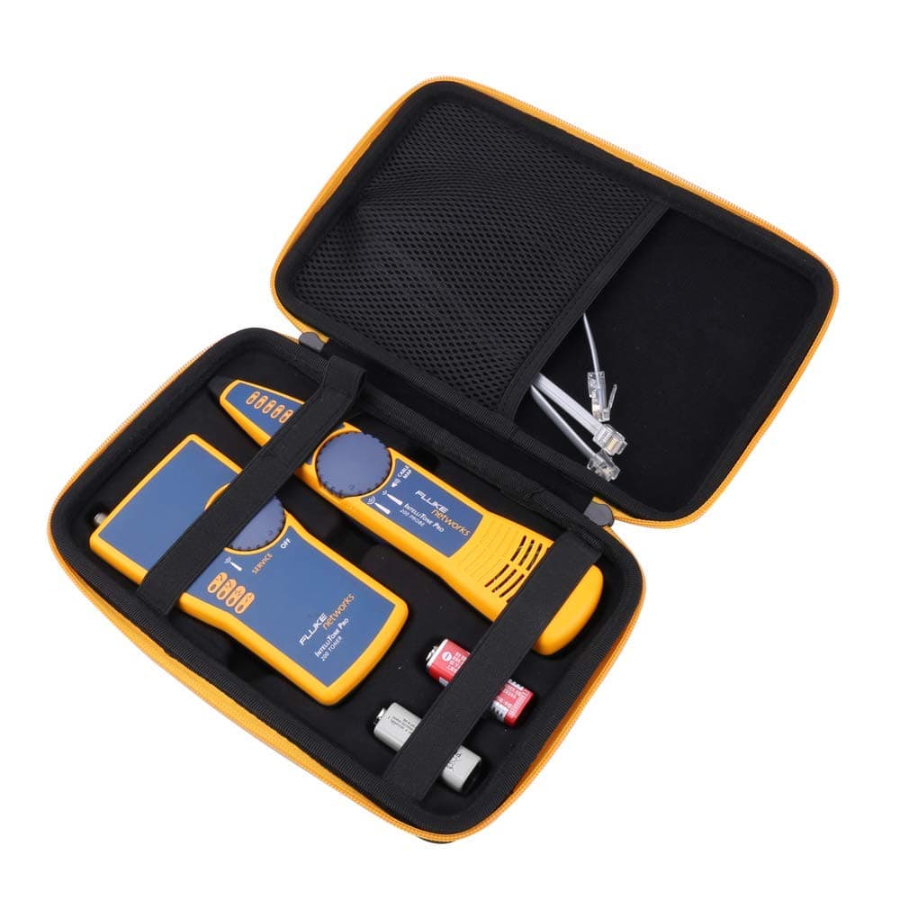 Aenllosi Hard Carrying Case Replacement for Fluke Networks IntelliTone Pro 200 Toner and Probe Kit