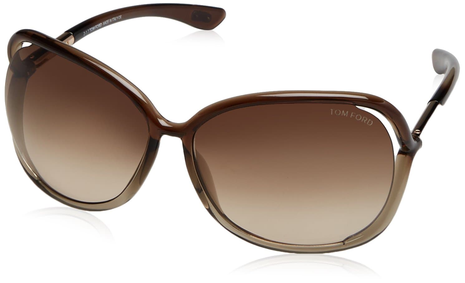 Tom Ford Raquel FT0076 Sunglasses-38F Bronze (Gradient Brown Lens)-63mm