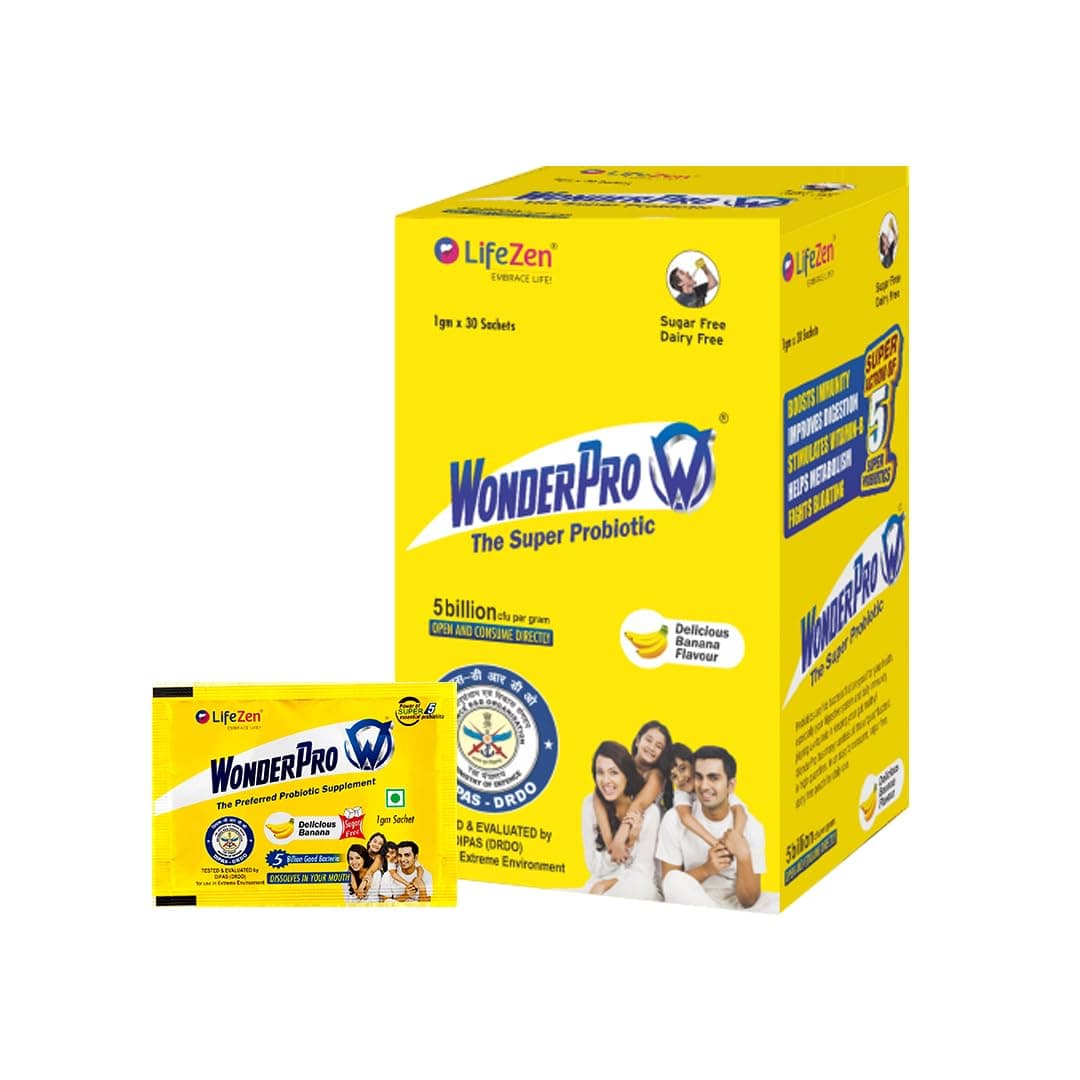 - Probiotics Supplement 5 Billion CFU (Pack of 1), Gut Health Supplements with Probiotic | Good for Digestion, Reduce Bloating l No Gluten & No lactose | Sugarfree 30 Sachet (1gm Each Sachet)