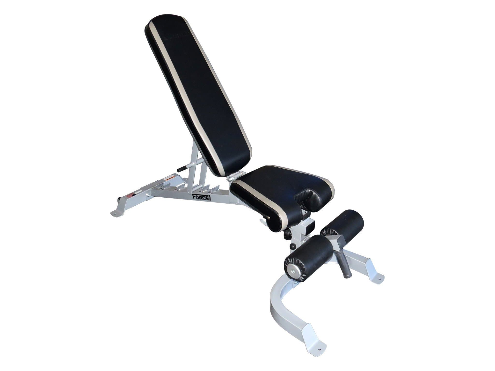 Force USA - Heavy Duty 275 kg Light Commercial Capacity Incline Decline Adjustable Gym Bench, 7 Levels