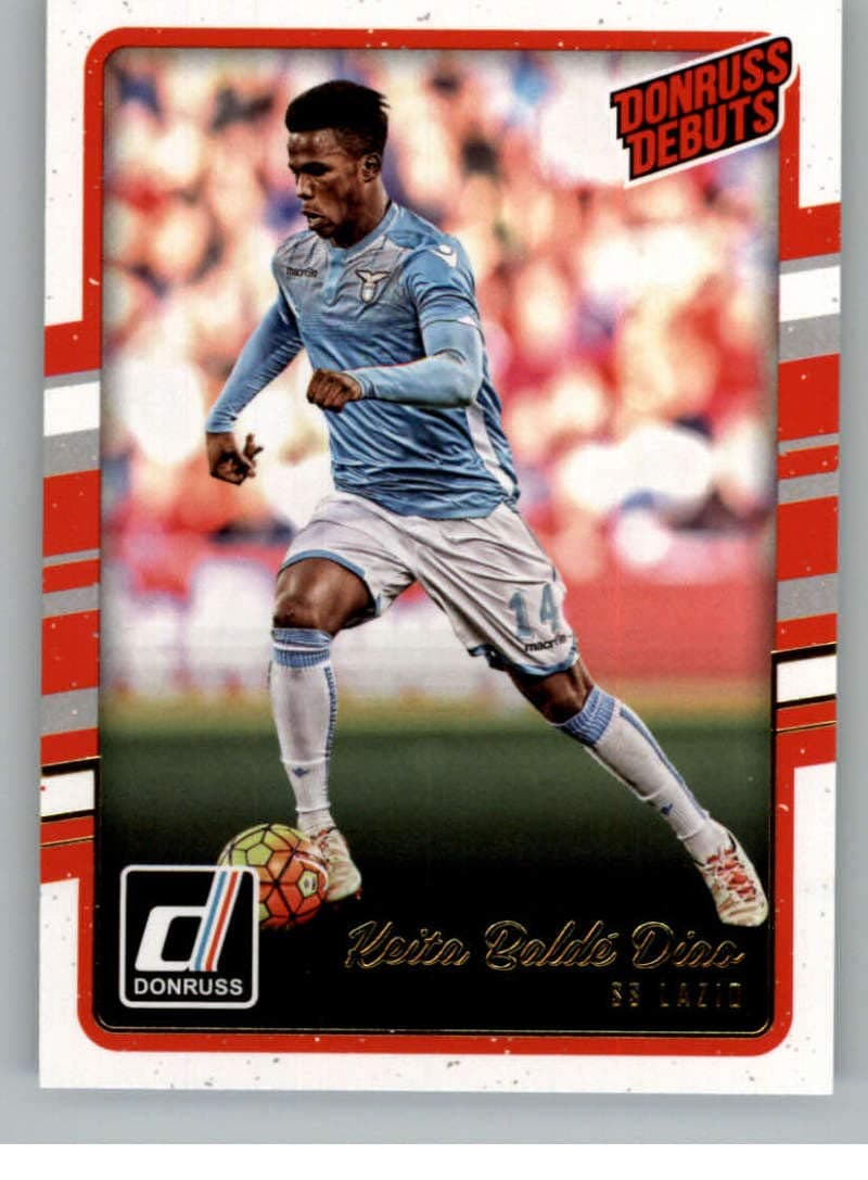 2016-17 Donruss Debuts Soccer #228 Keita Balde Diao SS Lazio Official Panini Futbol Trading Card