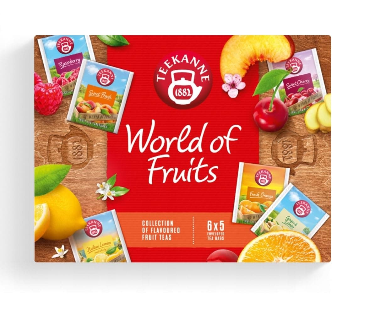 World of Fruits VARIETY box of tea 30 tea bags