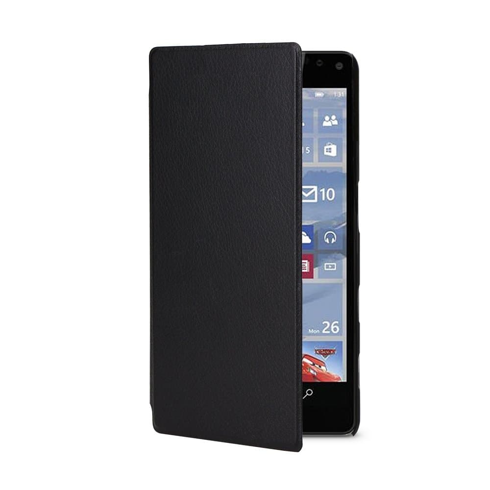 Swiss Charger Folio Case for Microsoft swissscp41301 Lumia 950 Black