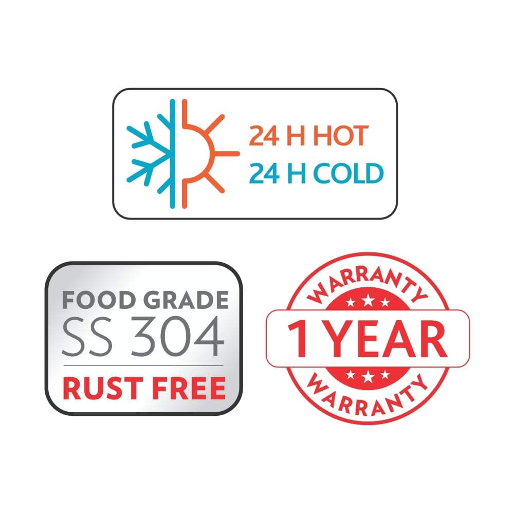 Borosil Stainless Steel Oyster Vacuum Insulated Teapot, Double Wall, Thermal Tea Pot, Hot & Cold Beverage Flask, Leak Proof, 2L - Silver