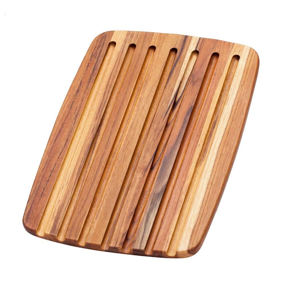 TeakhausBread Cutting Board, 40.5 x 28 x 1.4 cm, Brown