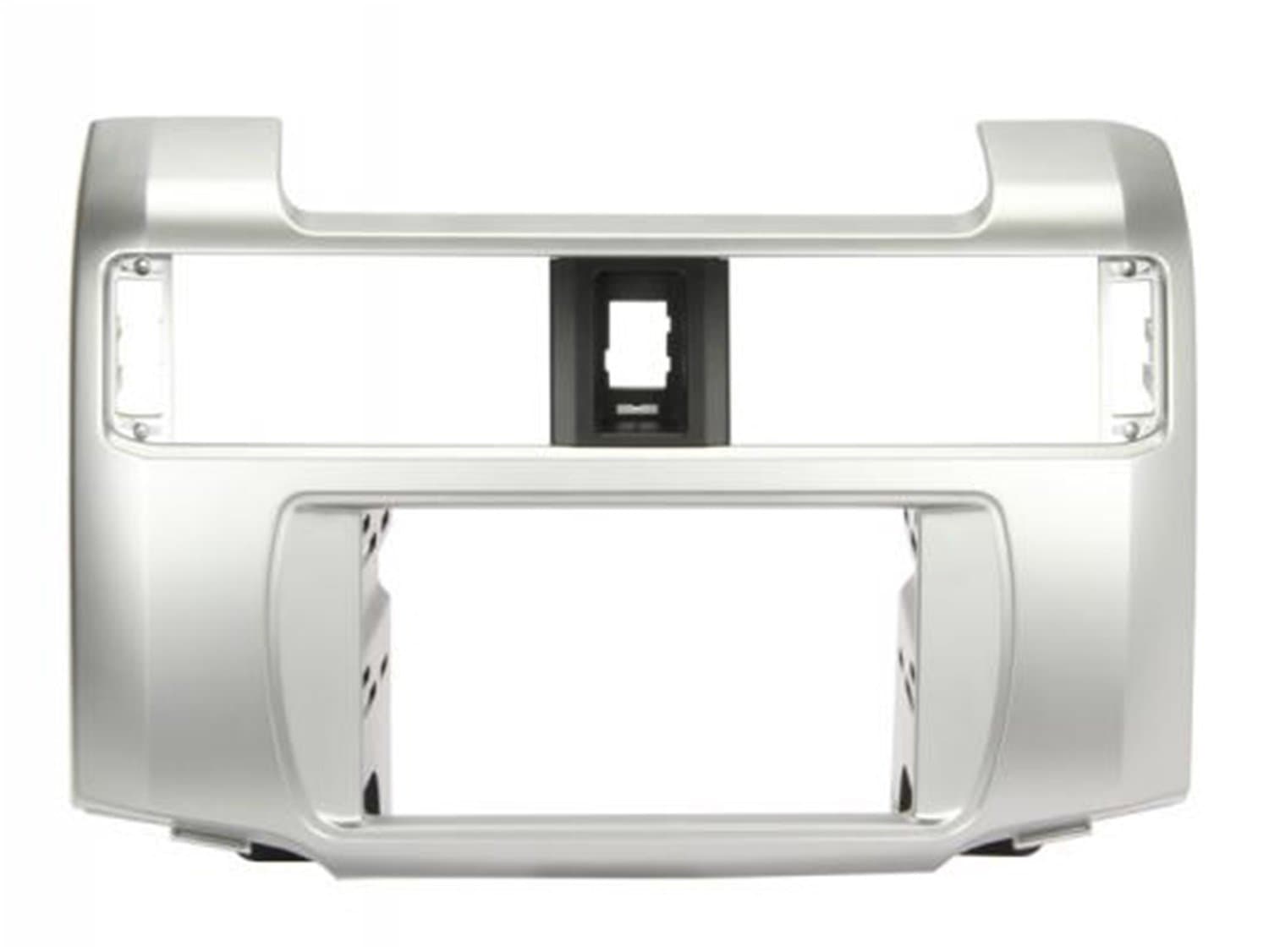 Scosche TA2106B Compatible with 2010-18 Toyota 4Runner ISO Double DIN & DIN+Pocket Dash Kit Black