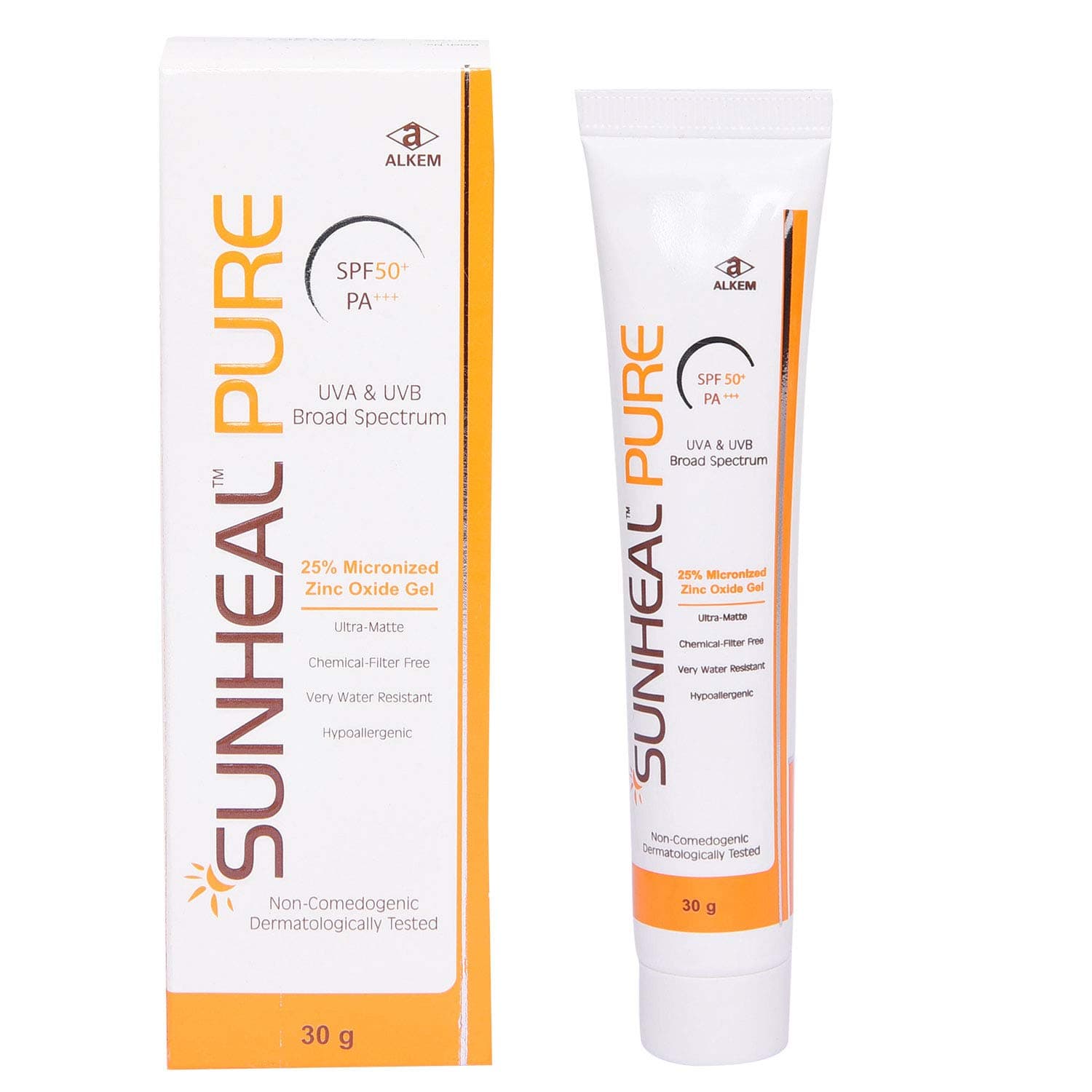 ALKEM Sunheal Pure Spf 50+Pa++, All Skin Type - 30 G