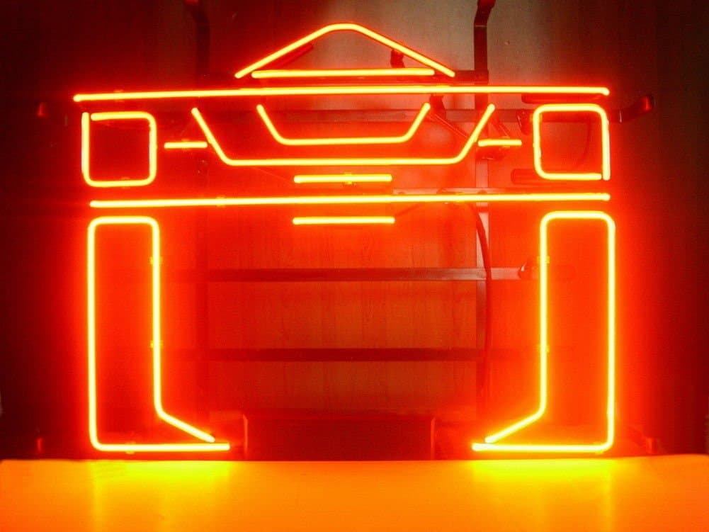 Urby 24"x20" Larger Tron Recognizer Arcade Game Room Neon Sign 3-Year Warranty-Best Choice!