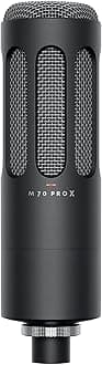 beyerdynamic M 70 PRO X Dynamic broadcast microphone for streaming and podcasting with XLR connector incl. pop filter and shock mount