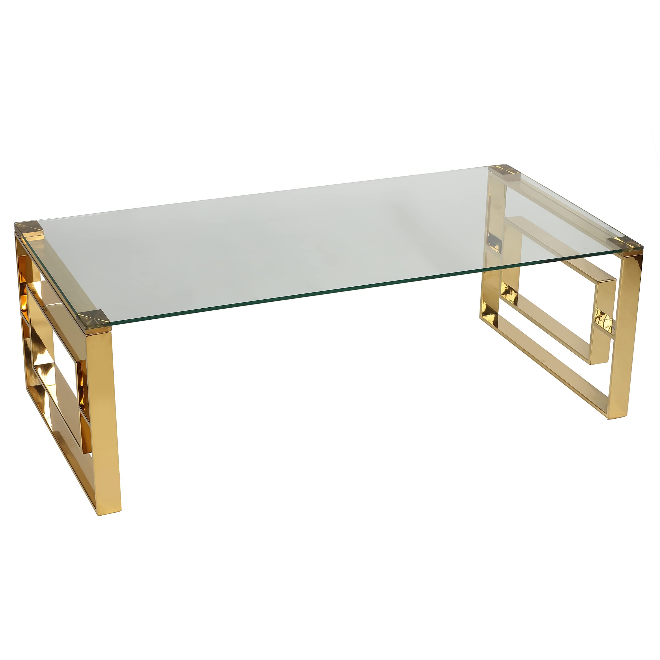 Cortesi HomeLaila, Coffee Table 48", Gold
