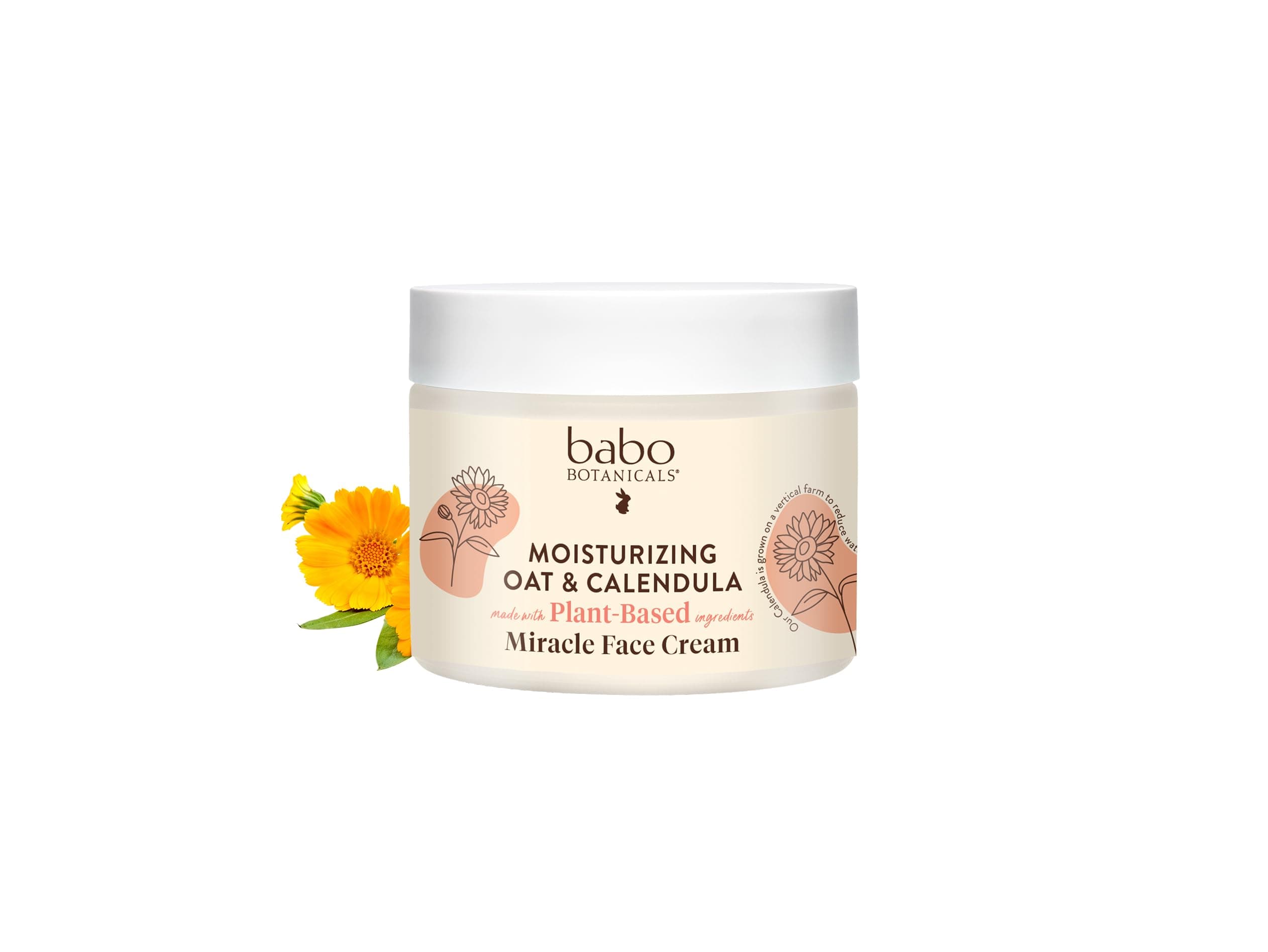 Moisturizing Oat & Calendula Miracle Face Cream – Shea Butter Hydration for Dry or Sensitive Skin – Gentle for Baby, Toddler, Kids & Family – Vegan