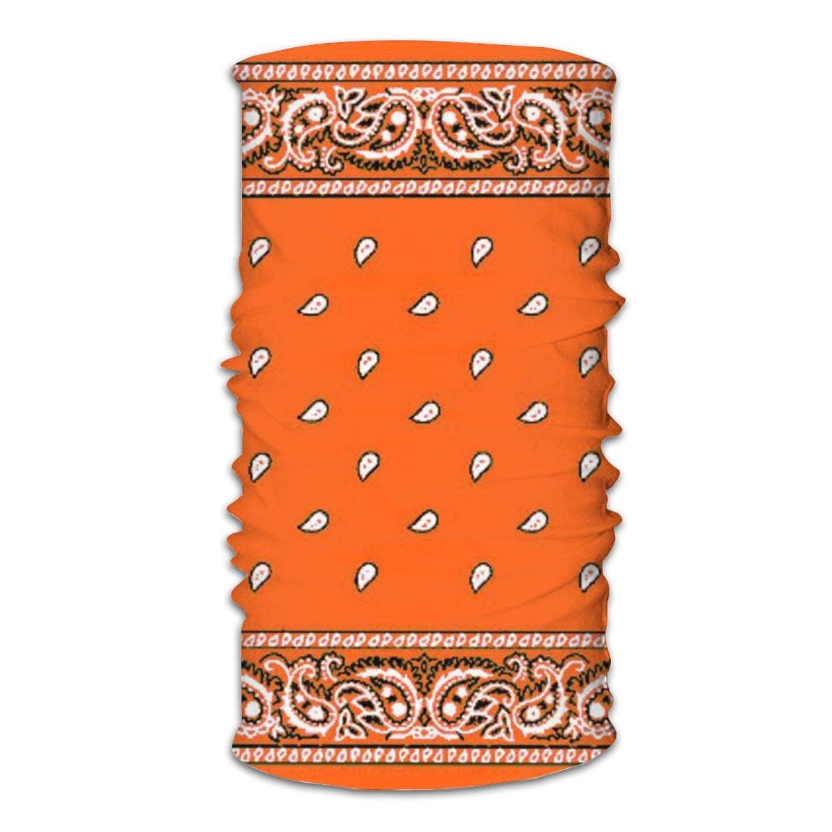 Headwear seamless Bandana Black and White Polka Dots Face Mask for Dust,Neck Gaiter Balaclava Tube Face Scarf Mask UV for men