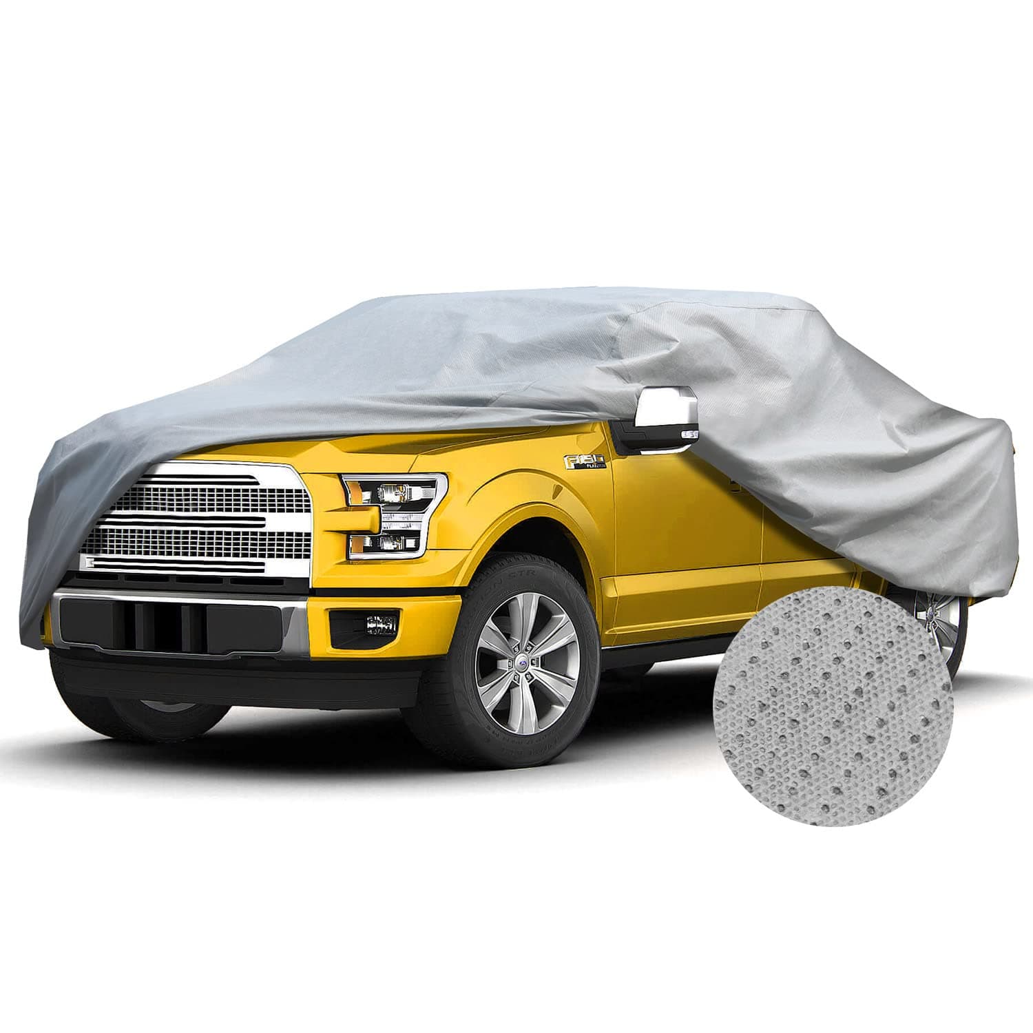 Truck Cover 232 inch for Outdoor/Indoor Windproof Waterproof 5 Layers Pickup Truck Covers All Weather