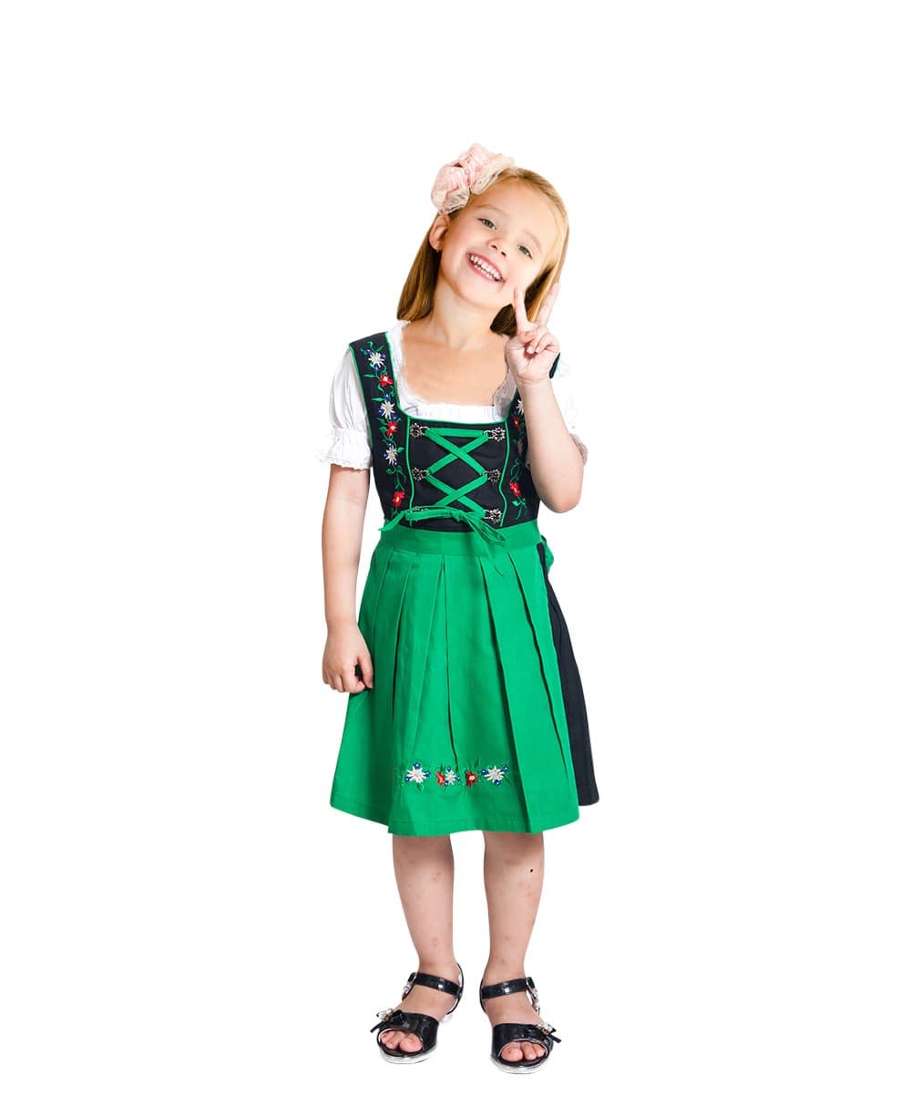 Children Dirndl Dik07 3 pcs. Size 8, Oktoberfest drindle-s dress-es costume-s