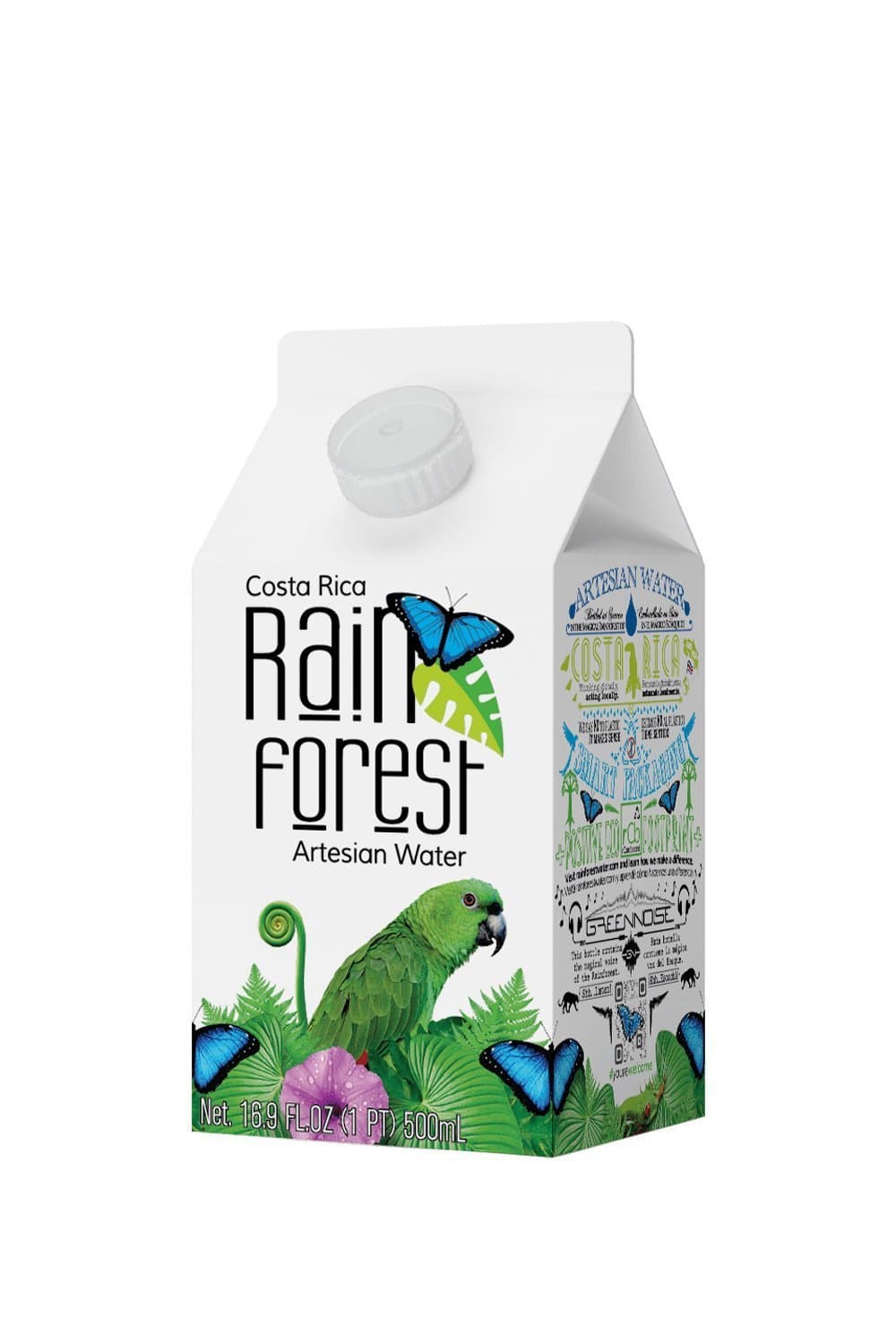 RainForest Water rcardboard 16.9 oz, Box of 12