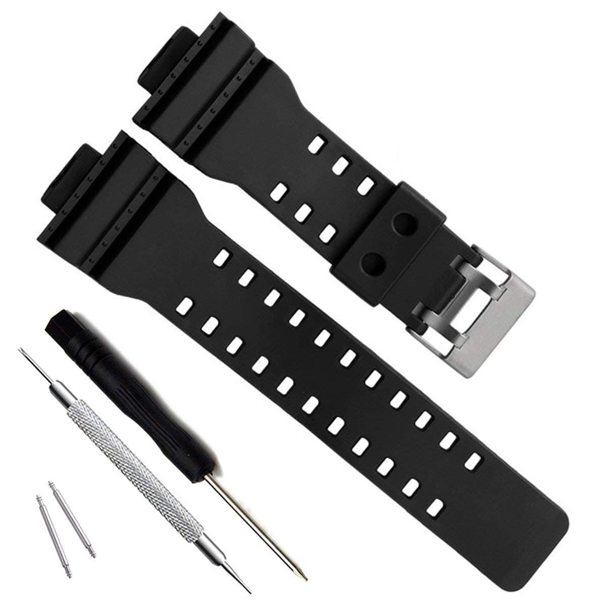 MyTime OliBoPo Replacement Strap for Casio Men's G-Shock GD120/GA-100/GA-110/GA-100C
