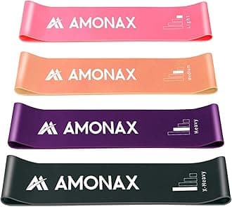 Resistance Bands Set for Women and Men, Exercise Fitness Home Gym Bands for Legs and Glutes and Arms. Yoga, Pilates Resistant Band Mini Loop Bands
