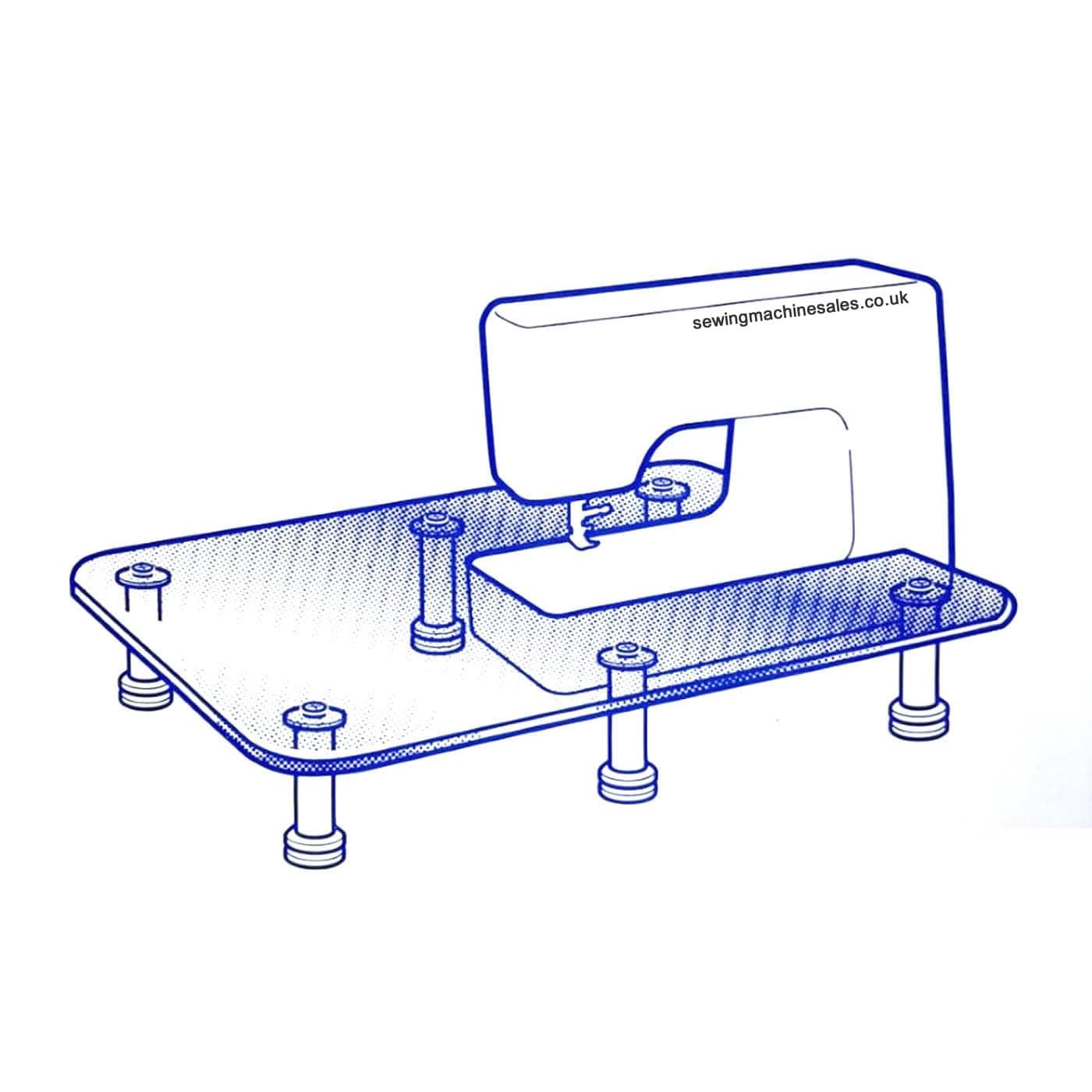 GENUINE JANOME Sewing Machine Extension Sew Table 5900QC 4900 6500P 6600P 8077